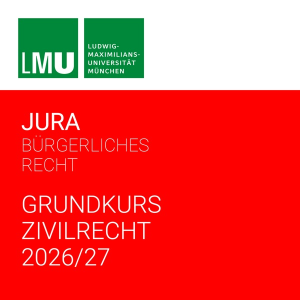 LMU Grundkurs Zivilrecht 2026/27
